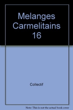 Mélanges carmélitains, n° 16
