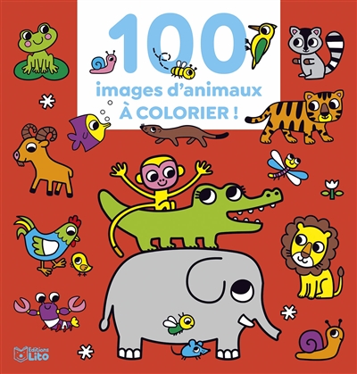 100 images d'animaux à colorier !