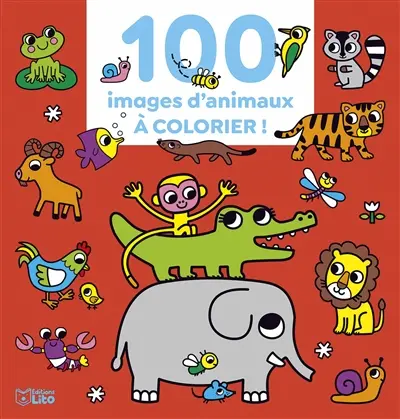 100 images d'animaux à colorier !