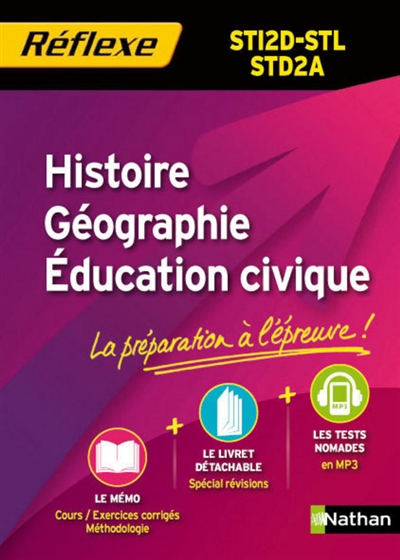 Histoire, géographie, éducation civique, 1res STI2D, STL, STD2A