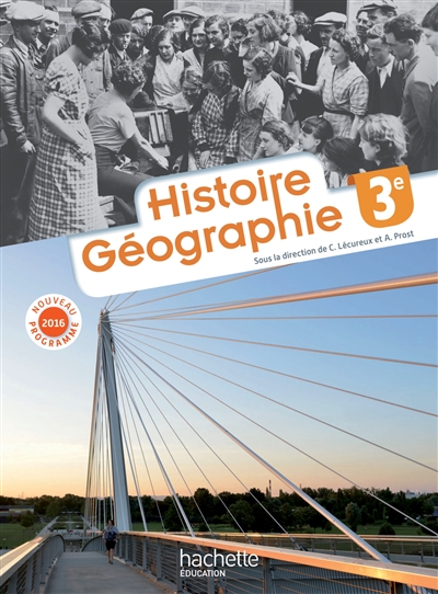 Histoire géographie 3e : nouveau programme 2016