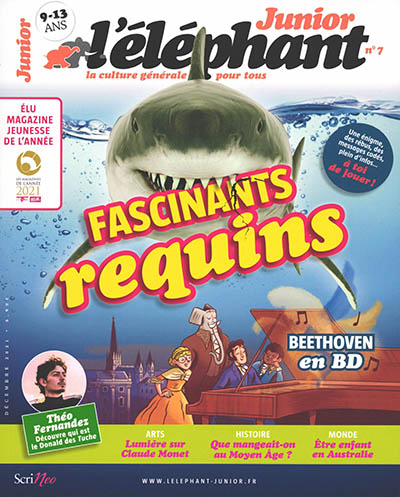 Junior l'éléphant, fascinants requins