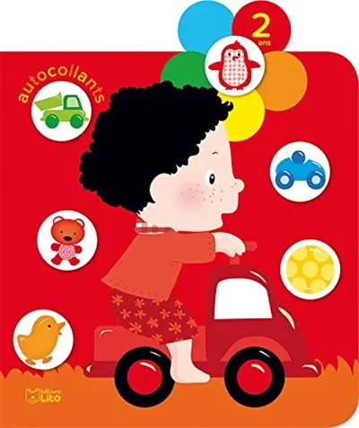 Le camion : 2 ans : autocollants