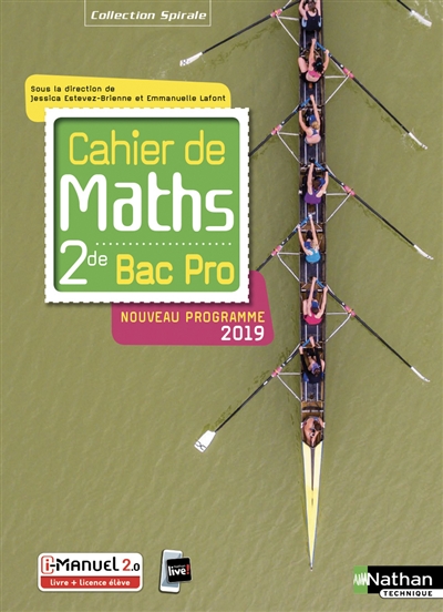 Cahier de maths 2de bac pro : nouveau programme 2019