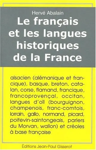 Le français et les langues historiques de la France