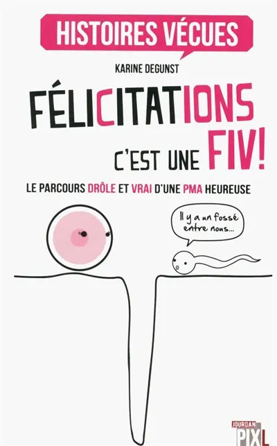 Félicitations, c'est une FIV ! : le parcours drôle et vrai d'une PMA heureuse