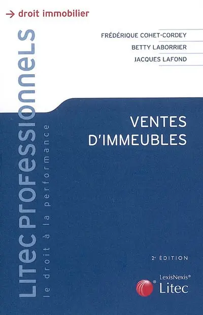 Ventes d'immeubles