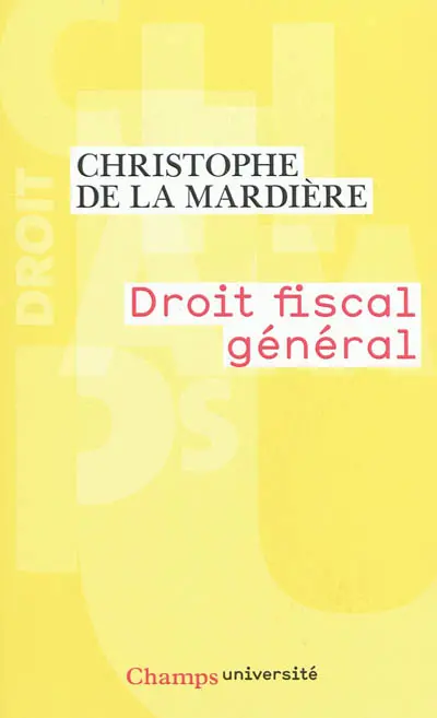 Droit fiscal général
