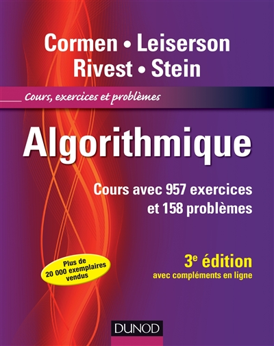 Algorithmique : cours avec 957 exercices et 187 problèmes