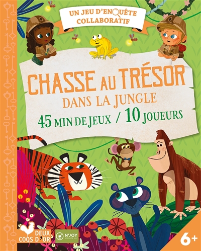 Chasse au trésor dans la jungle : 45 min de jeux-10 joueurs : un jeu d'enquête collaboratif