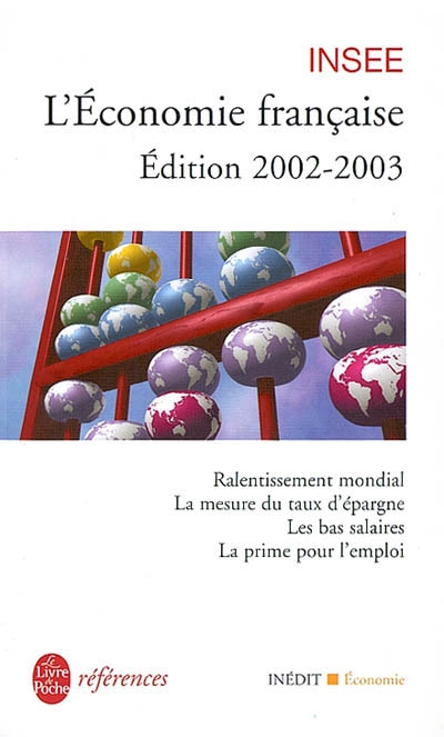 L'économie française, édition 2002-2003 : rapport sur les comptes de la Nation de 2001