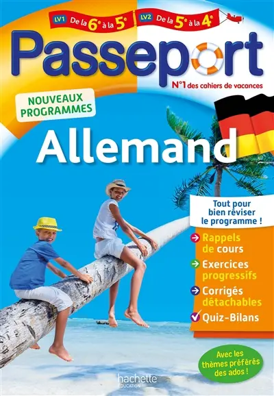 Passeport allemand LV1 de la 6e à la 5e, LV2 de la 5e à la 4e : nouveaux programmes