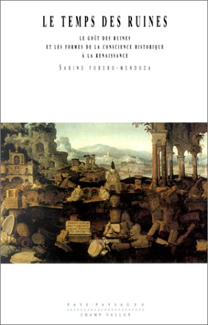 Le temps des ruines : le goût des ruines et les formes de conscience historique à la Renaissance