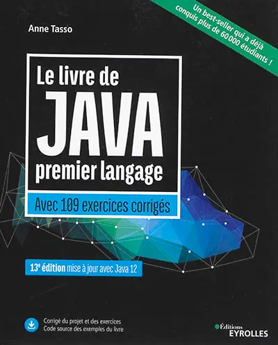 Le livre de Java premier langage : avec 109 exercices corrigés