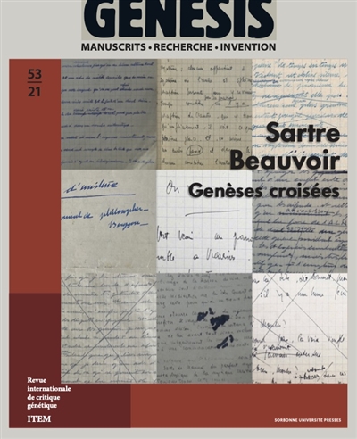 Genesis : manuscrits, recherche, invention, n° 53. Sartre, Beauvoir : genèses croisées