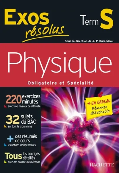 Physique, obligatoire et spécialité terminale S