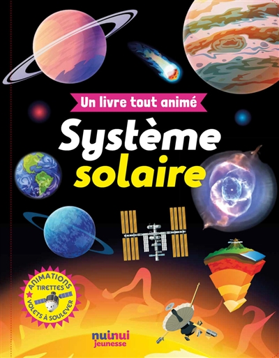 Système solaire : un livre tout animé