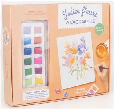 Jolies fleurs à l'aquarelle
