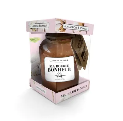 Ma bougie de bonheur : senteur coton