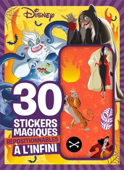 Disney : 30 stickers magiques repositionnables à l'infini