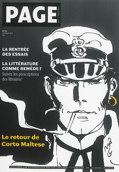 Page des libraires, n° 174. Le retour de Corto Maltese