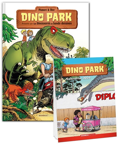 dino park : pack tome 1 + calendrier 2024