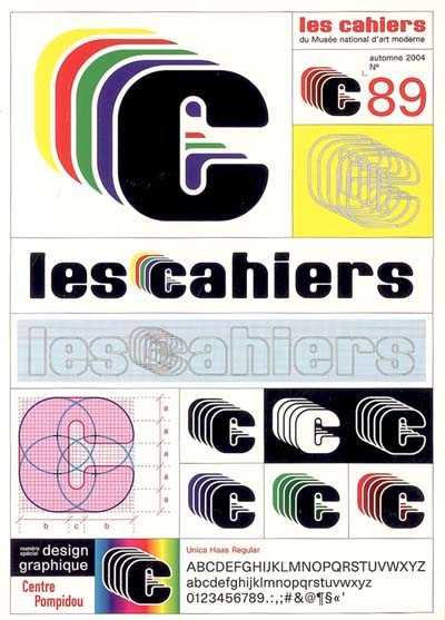 Cahiers du Musée national d'art moderne, n° 89. Design graphique