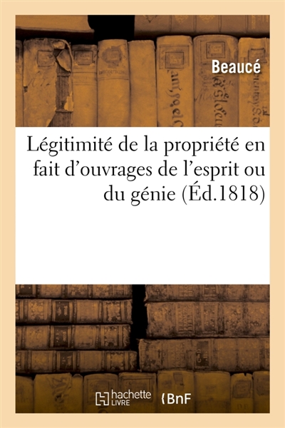 Légitimité de la propriété...