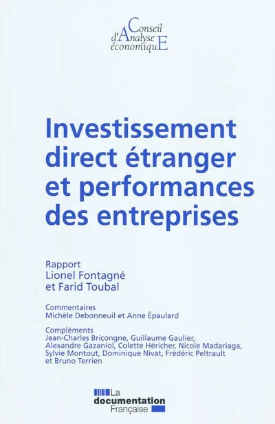 Investissement direct étranger et performances des entreprises : rapport