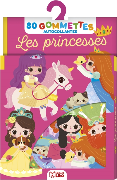 Les princesses : 80 gommettes autocollantes