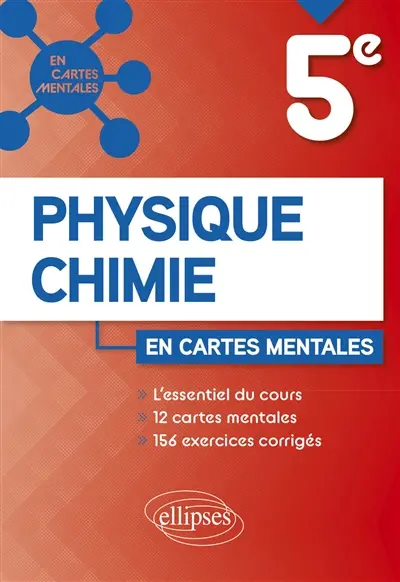 Physique chimie 5e en cartes mentales