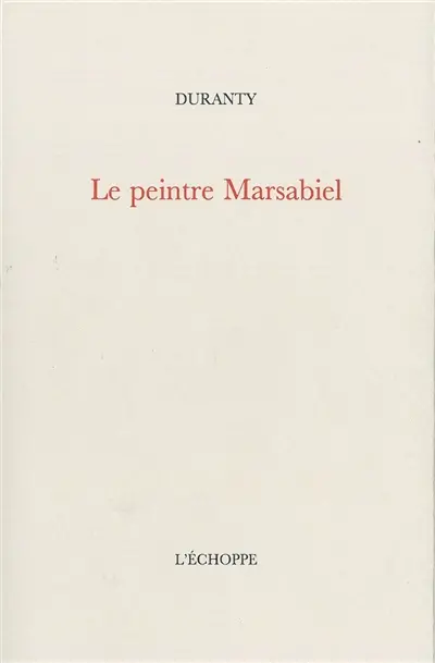 Le peintre Marsabiel