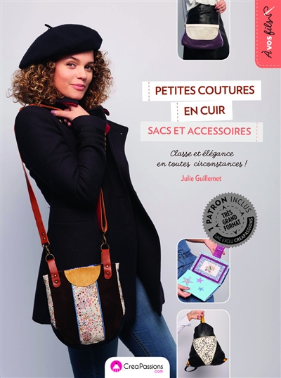 Petites coutures en cuir :...