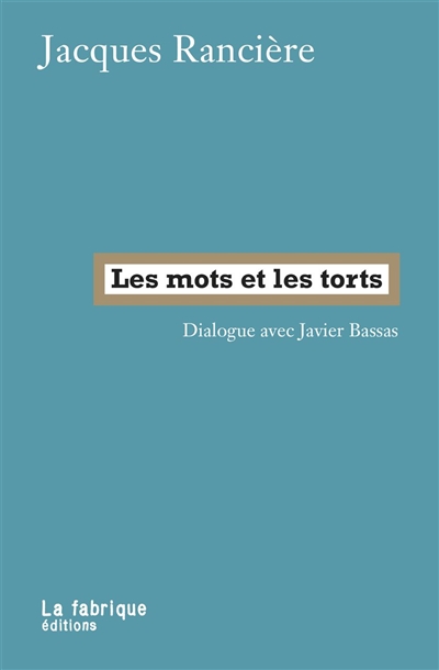 Les mots et les torts : dialogue avec Javier Bassas
