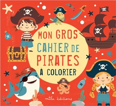 Mon gros cahier de pirates à colorier