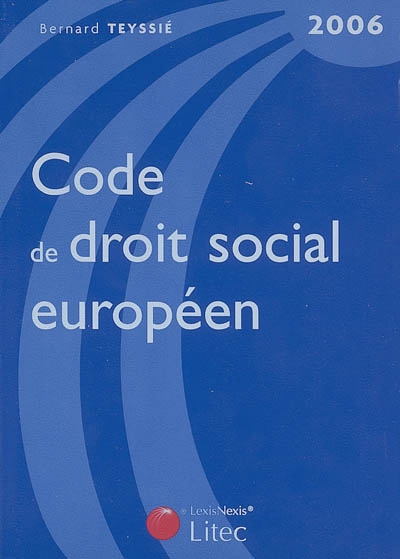 Code de droit social européen 2006
