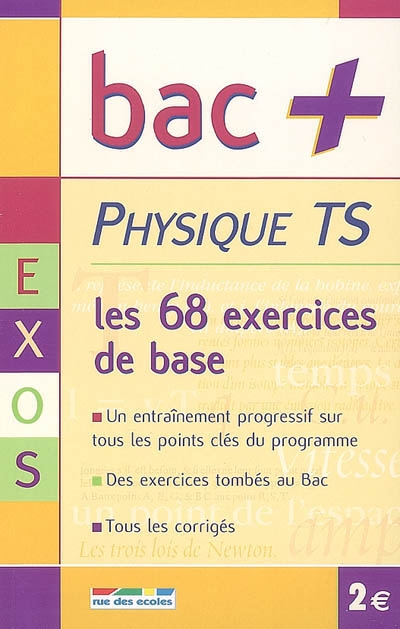Physique TS : les 68 exercices de base