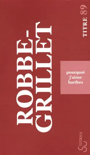 Pourquoi j'aime Barthes