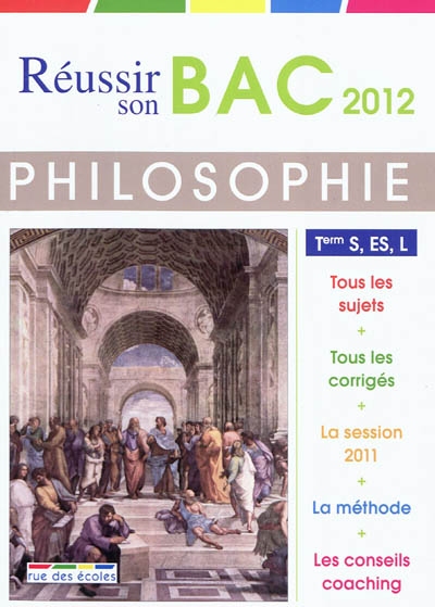 Philosophie, terminales S, ES, L : bac 2012