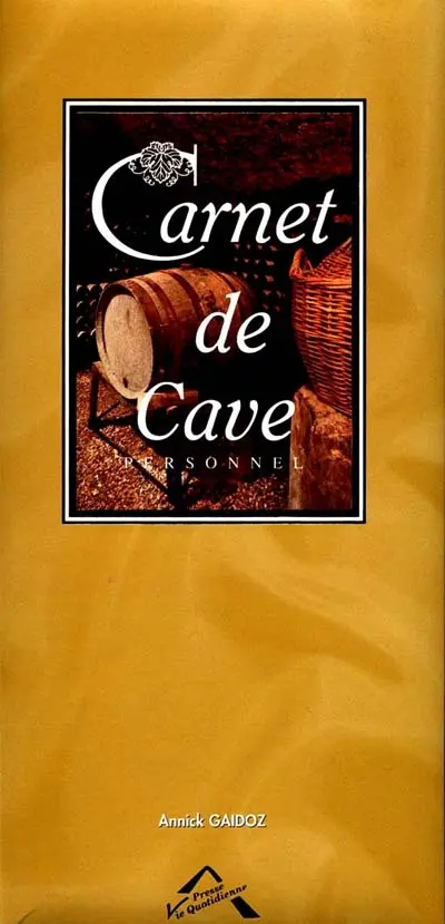 Carnet de cave personnel