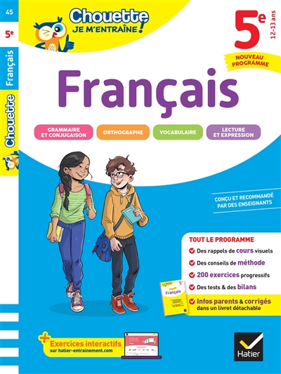 Français 5e : nouveau...