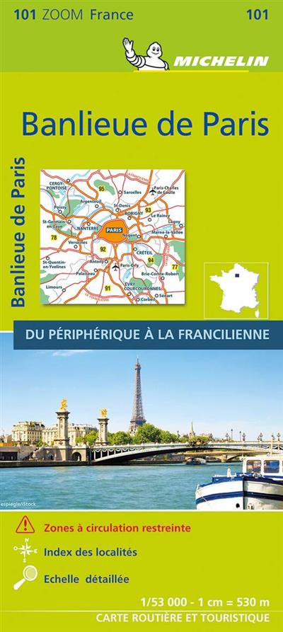 CARTE ZOOM FRANCE - CARTE ZOOM BANLIEUE DE PARIS