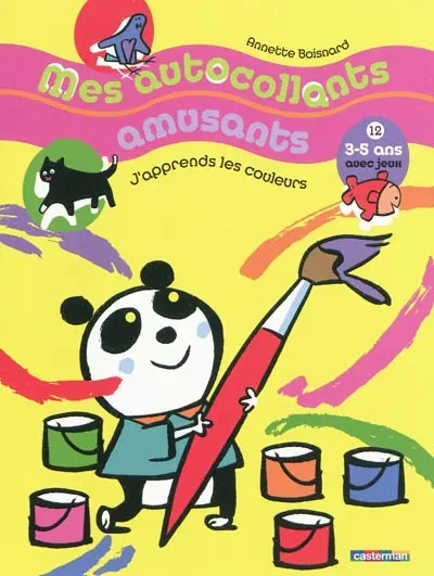 J'apprends les couleurs : 3-5 ans avec jeux