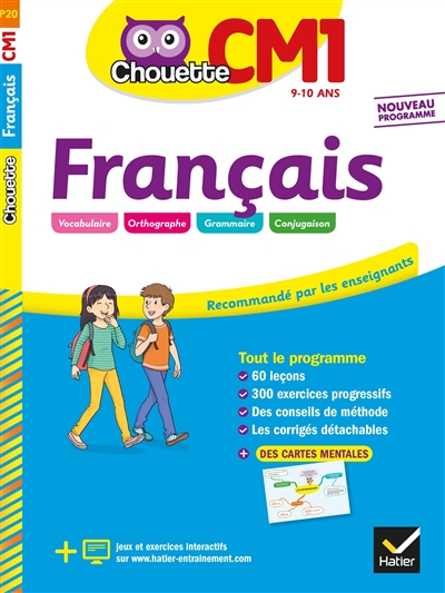 Français CM1, 9-10 ans : nouveau programme