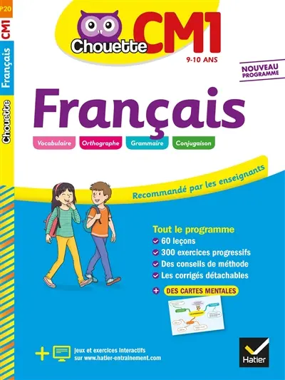 Français CM1, 9-10 ans : nouveau programme