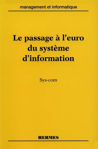 Le passage à l'euro du système d'information
