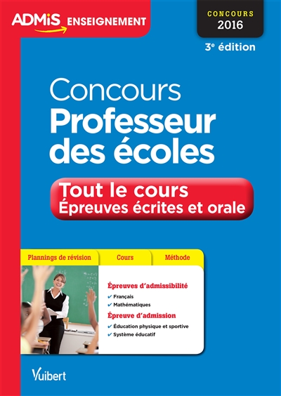 Concours professeur des...