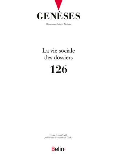 Genèses, n° 126. La vie...