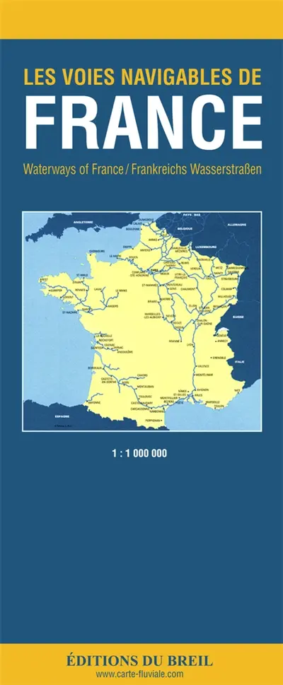 Cartes : carte des voies navigables de France
