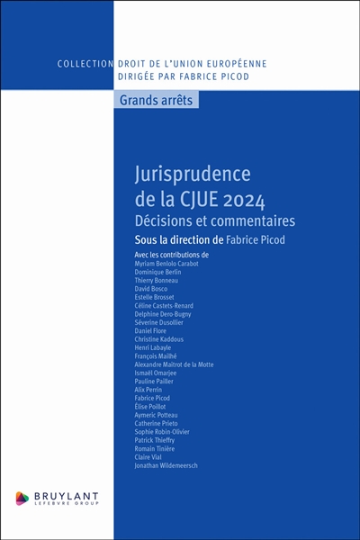 Jurisprudence de la CJUE...
